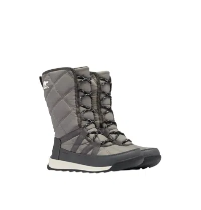 Sorel Women's Whitney Ii Tall (200g) Lace Wp Winter Boots In Quarry In Grey