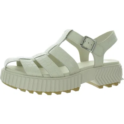 Sorel Womens Animal Print Cage Fisherman Sandals In Multi