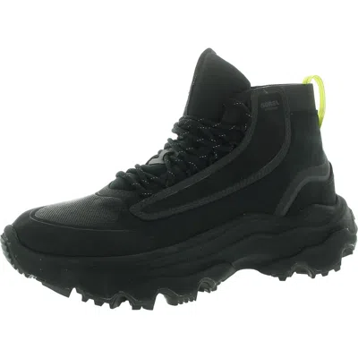 Sorel Womens Lace-up Hiking Boots In Black