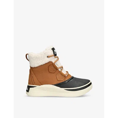 Sorel Out N About Iv Chillz Waterproof Duck Boot In Tan Comb