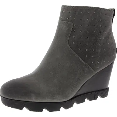 Sorel Womens Studded Wedge Heels In Grey