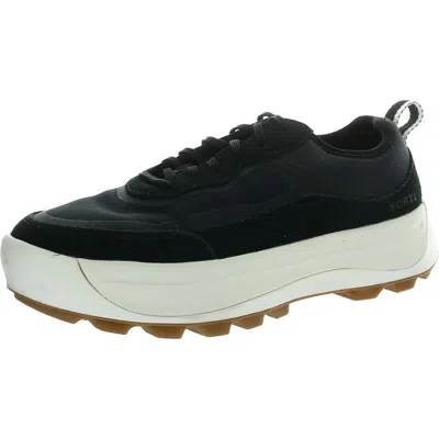 Sorel Womens Suede Workout Running & Training Shoes In Black