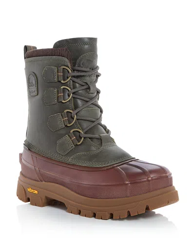 Sorel X Barbour Caribou Horizon Gtx Boots In Green