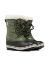 Sorel Yoot Pac Lace-up Snow Boots In Green