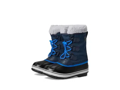 Sorel Yoot Pac Nylon Wp (little Kid/big Kid) Kids Shoes Collegiate Navy/super Blue : 3 Little Kid M