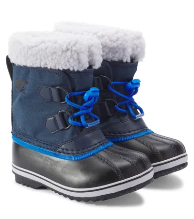 Sorel Kids' Yoot Pac Snow Boots In Blue
