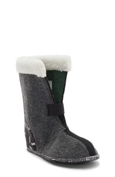 Sorel Yoot Pac Thermoplus Inner Boot Liner In Grey/ Winter White