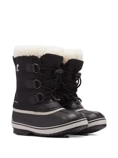 Sorel Kids' Yoot Pac Waterproof Boots In Black