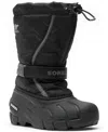 Sorel Youth Flurry Cold Weather Boots In Black