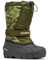 Sorel Youth Flurry Print Boots In Multi