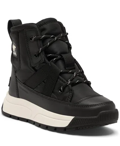 Sorel Youth Whitney Iii Mid Waterproof Boots In Black