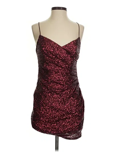 Pre-owned Sorella Vita Cocktail Dress In Burgundy
