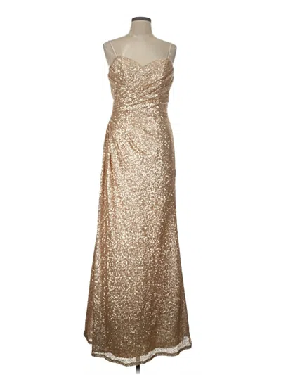 Pre-owned Sorella Vita Cocktail Dress In Gold