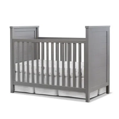 Sorelle Farmhouse 3-in-1 Convertible Classic Crib In Weathered Gray