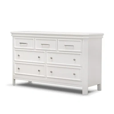 Sorelle Finley Elite 7 Drawer Dresser In White