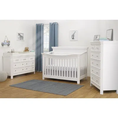 Sorelle Finley Lux 4-in-1 Convertible Crib In White