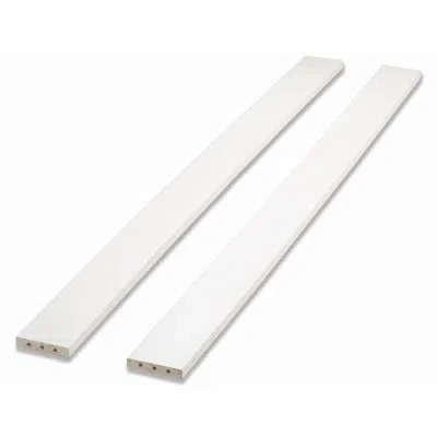 Sorelle Full Bed Rails In White