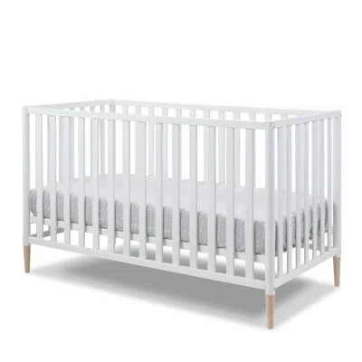 Sorelle Mia 3-in-1 Convertible Crib In White,natural