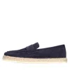 Sorelle Perego Flat Shoes Blue In Blu Blu E Verdi