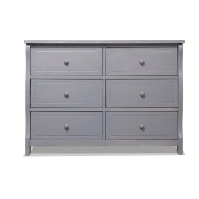 Sorelle Tuscany 6-drawer Dresser In Gray