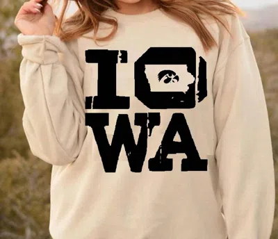 Sorelle Women's Stacked Iowa Sweatshirt In Cream In Brown