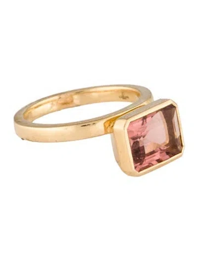 Pre-owned Sorellina 18k 3.09ct Tourmaline Cocktail Ring In Multi