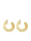Sorellina 18k Yellow Gold Mini Record Diamond Earrings In Gold