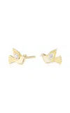 Sorellina Dove 18k Yellow Gold Diamond Earrings