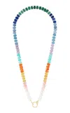 Sorellina Electric Dreams 18k Yellow Gold Multi-stone Necklace In Multi