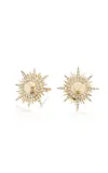 Sorellina Il Sole 18k Yellow Gold Diamond Earrings