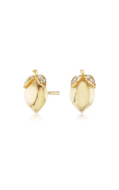 Sorellina Lemon 18k Yellow Gold Diamond Earrings In Gold
