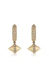 Sorellina Pietra 18k Yellow Gold Diamond Huggie Earrings
