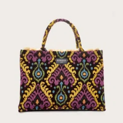 Sorena Handmade Meltemi Tote Bag In Purple