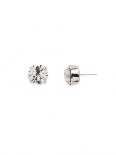 Sorrelli London Stud Earrings In Crystal/palladium In Multi