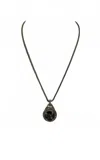 Sorrelli Pendant Drop Necklace In Grey/lilac In Multi
