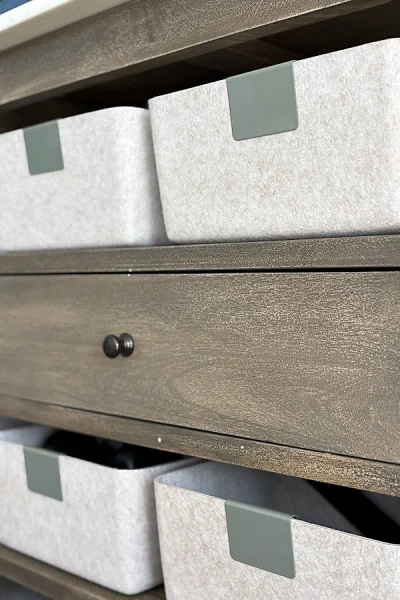 Sortjoy Bin Label Clip In Sage At Urban Outfitters