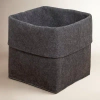 Sortjoy Felt Storage Bin In Black