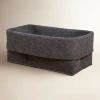 Sortjoy Flex Felt Storage Bin - Small In Black
