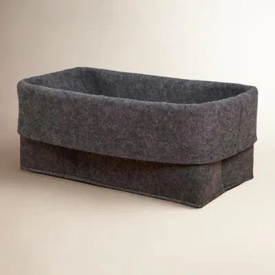 Sortjoy Flex Felt Storage Bin - Small In Black