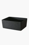 Sortjoy The Sculpted Bin In Carbon - Set Of 3