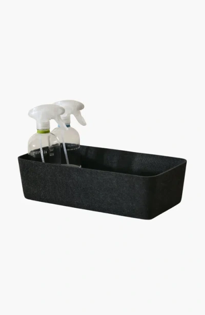 Sortjoy The Sculpted Bin In Carbon - Set Of 3
