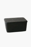 Sortjoy The Sculpted Bin In Carbon - Set Of 3