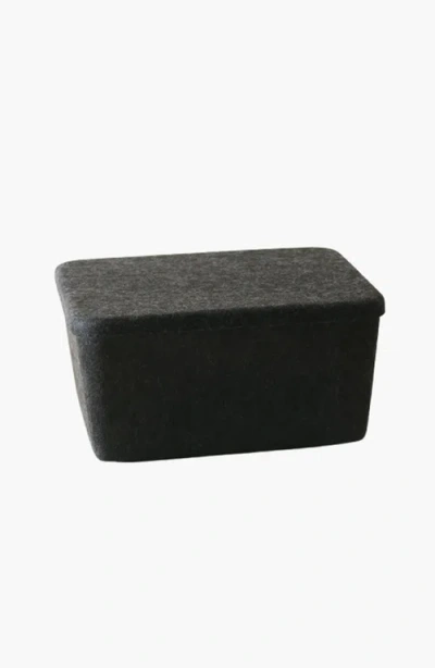 Sortjoy The Sculpted Bin In Carbon - Set Of 3