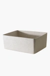 Sortjoy The Sculpted Bin In Stone - Set Of 3