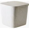 Sortjoy The Sculpted Bin In Stone - Set Of 3