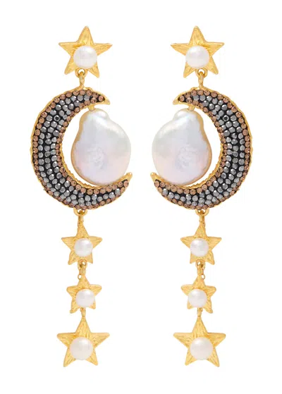 Soru Jewellery Atlas 18kt Gold-plated Earrings