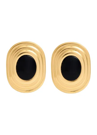 Soru Jewellery Coco 18kt Gold-plated Stud Earrings