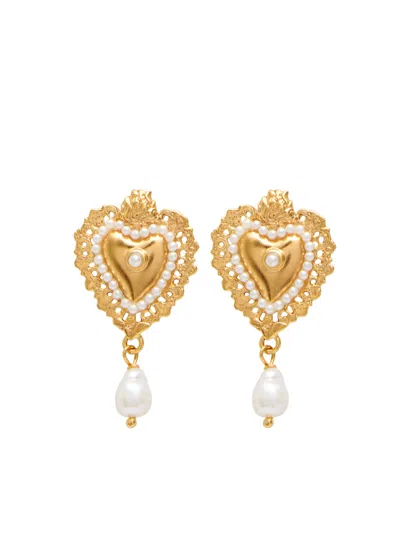 Soru Jewellery Palermo Mini 18kt Gold-plated Drop Earrings