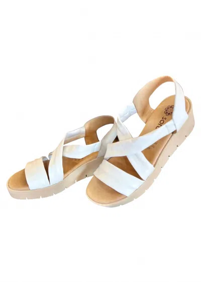 Soruka Women's Comfort Sandals In White
