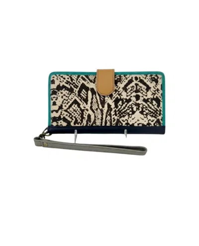 Soruka Women's Tessa Print Wallet In Teal In Multi